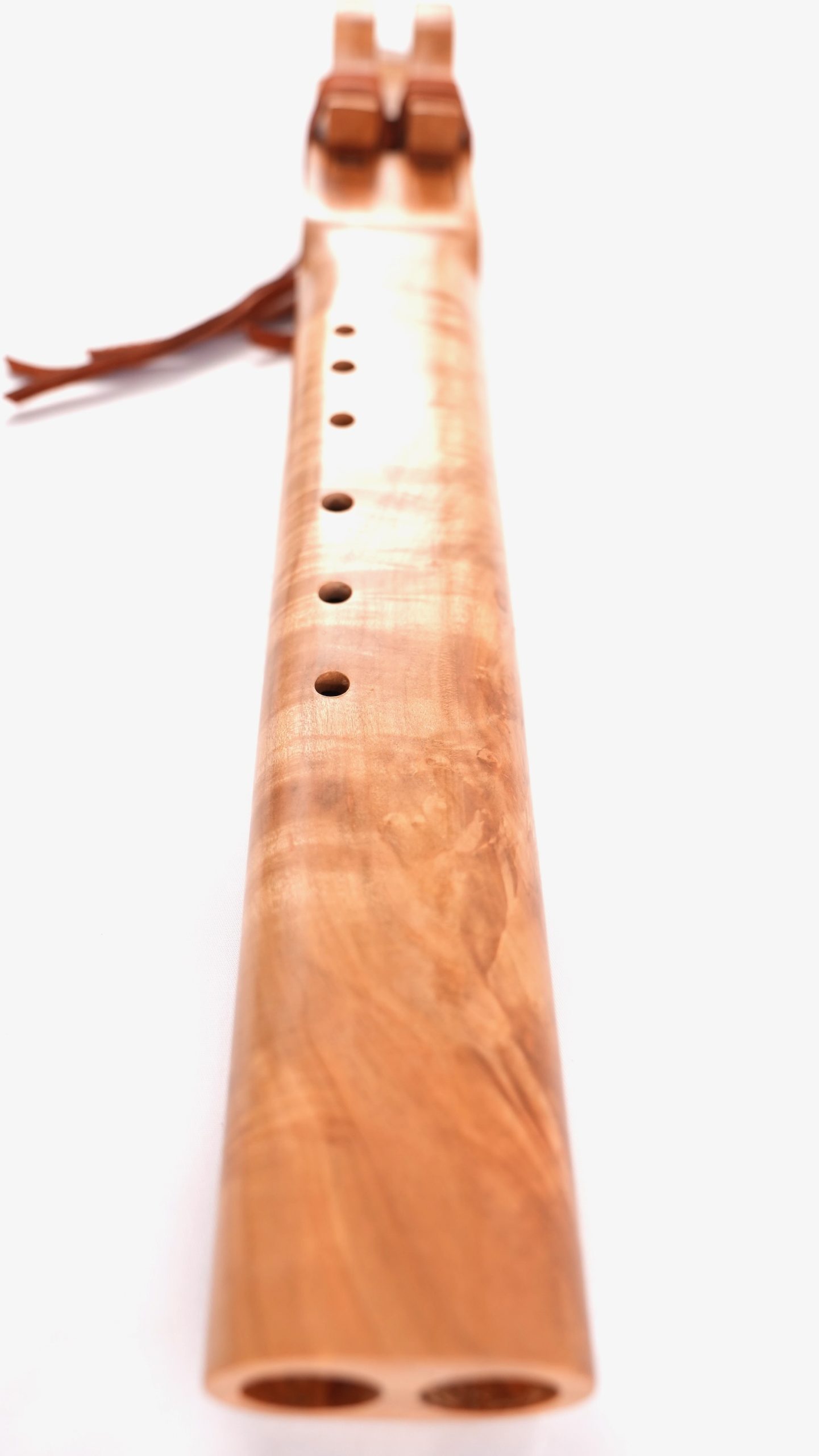 Native American Style Drone Flute – Curly Maple – Key of F# | Elemental ...