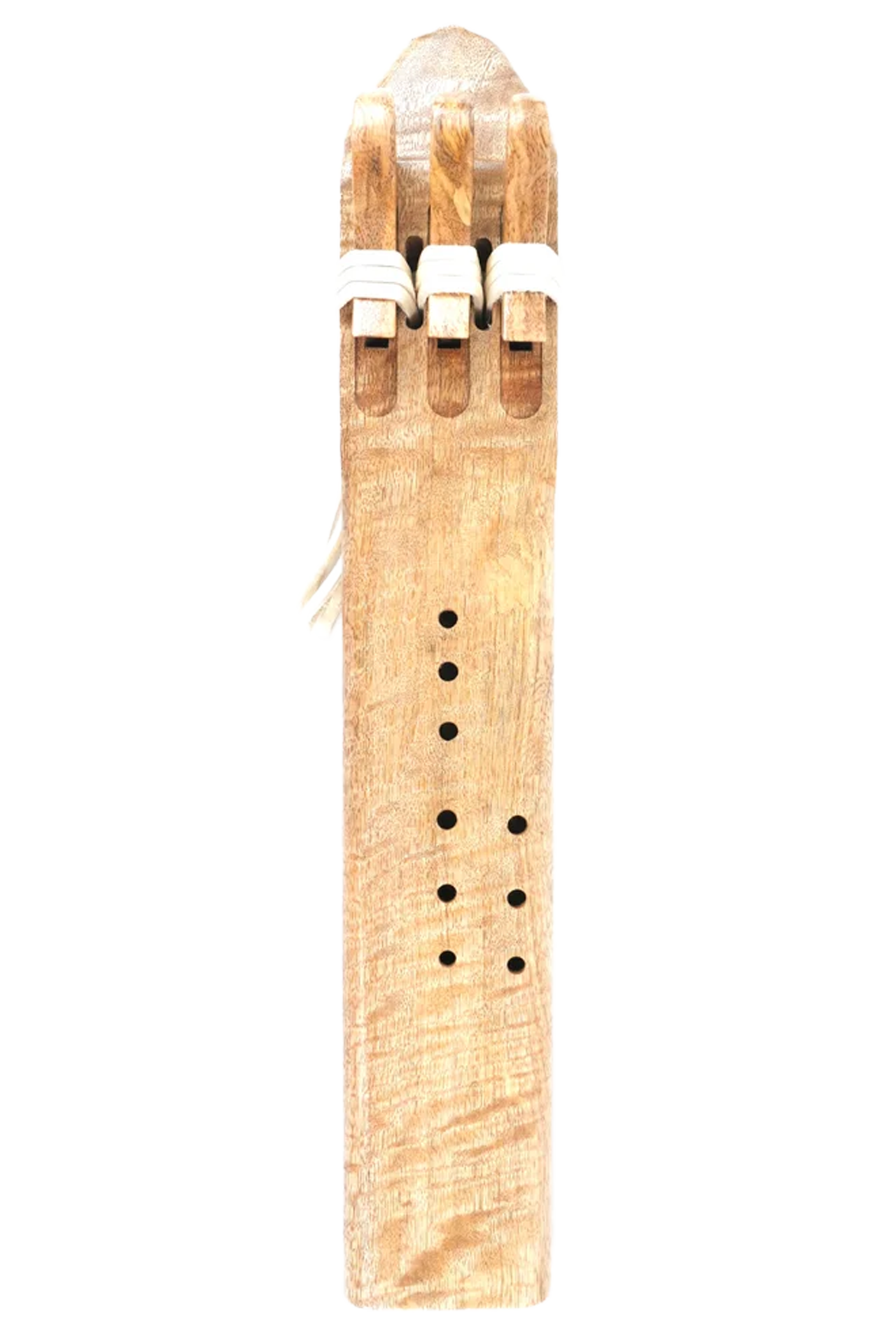Native American Style Triple Flute – Mango – Key of E — handcrafted Native American style flute by Elemental Flutes