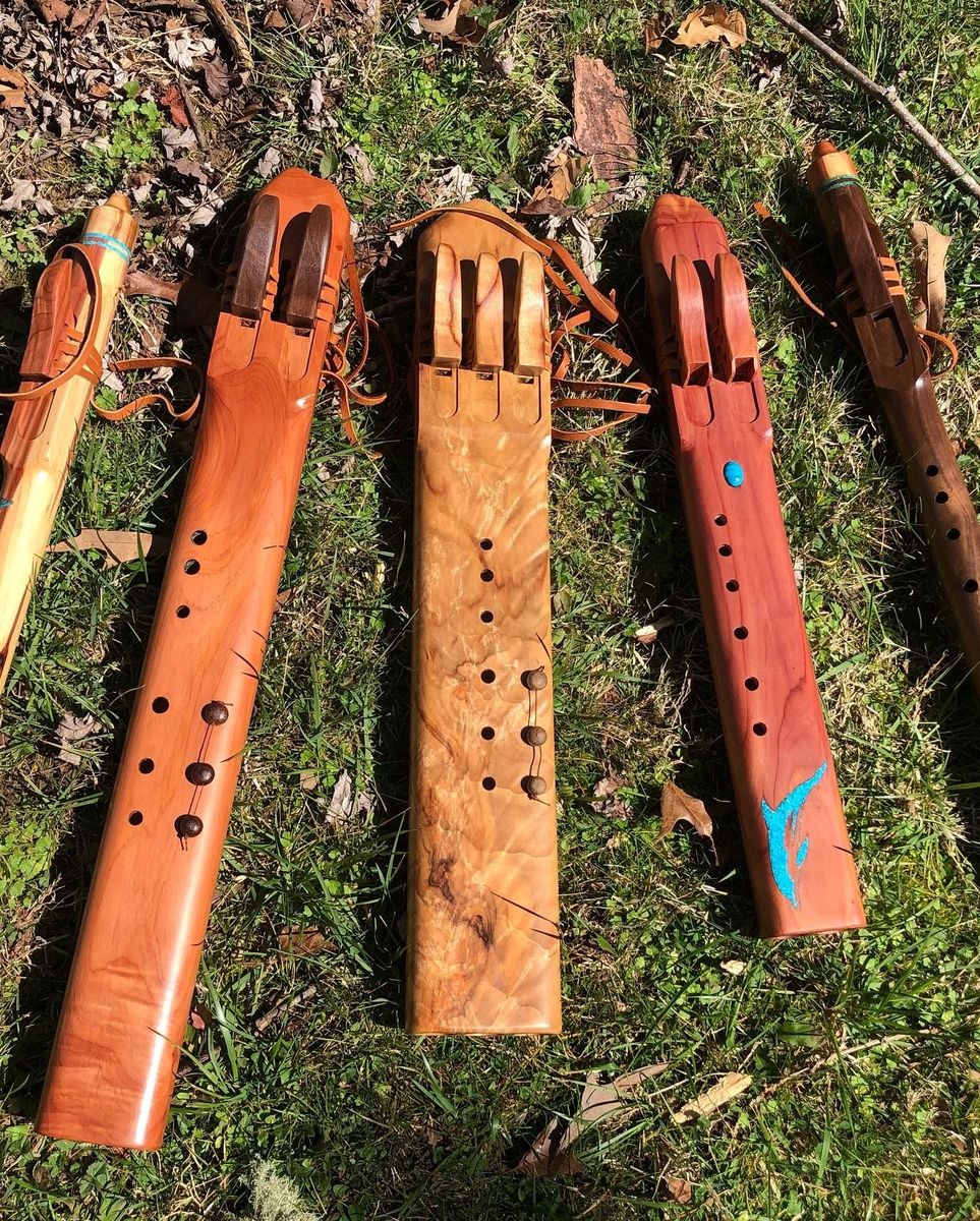 Custom Flute Instruments Leaves Handcrafted Flute Gallery | Photos & Videos | Elemental Flutes